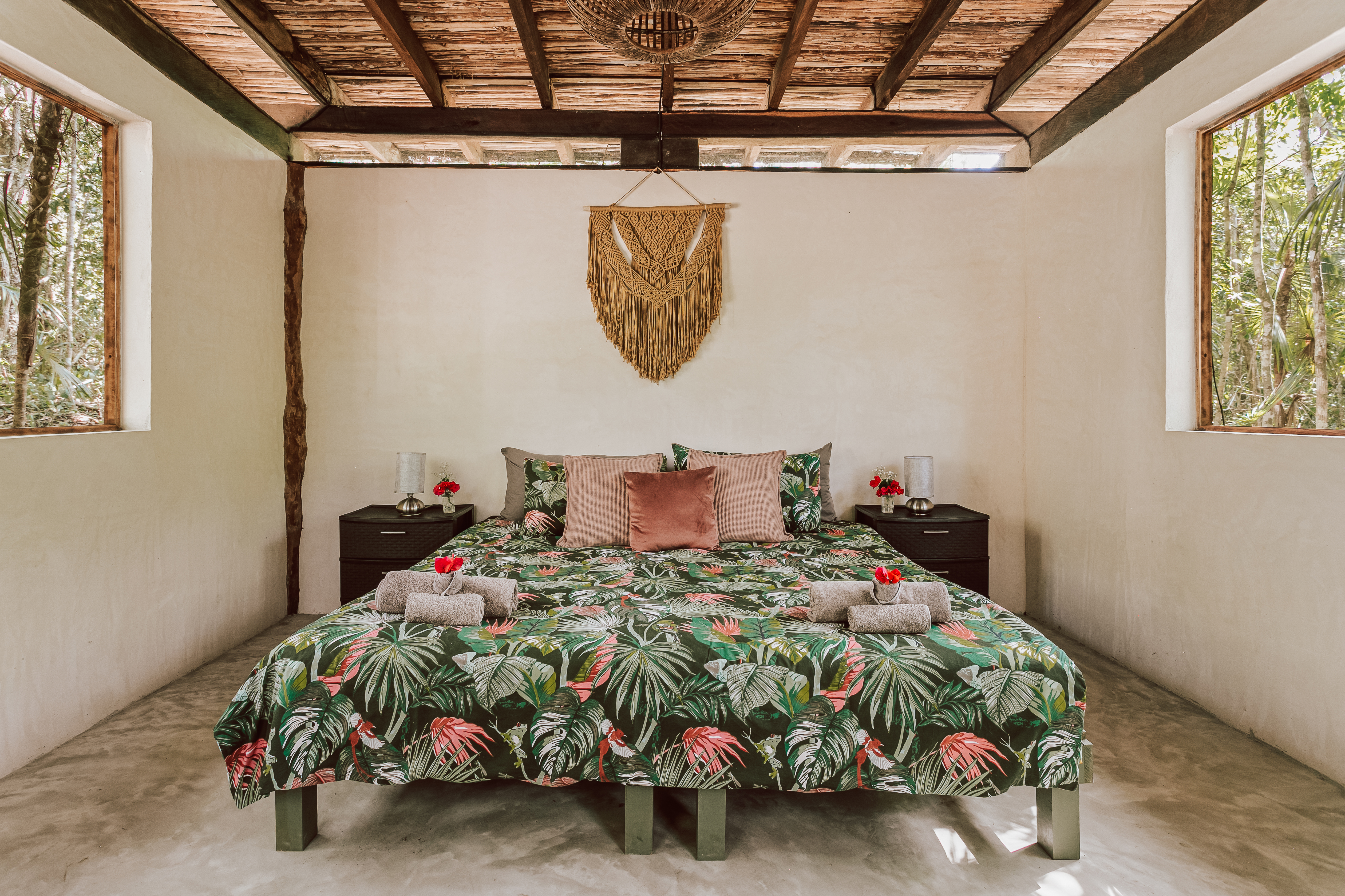 Jungle casita with king bed configuration
