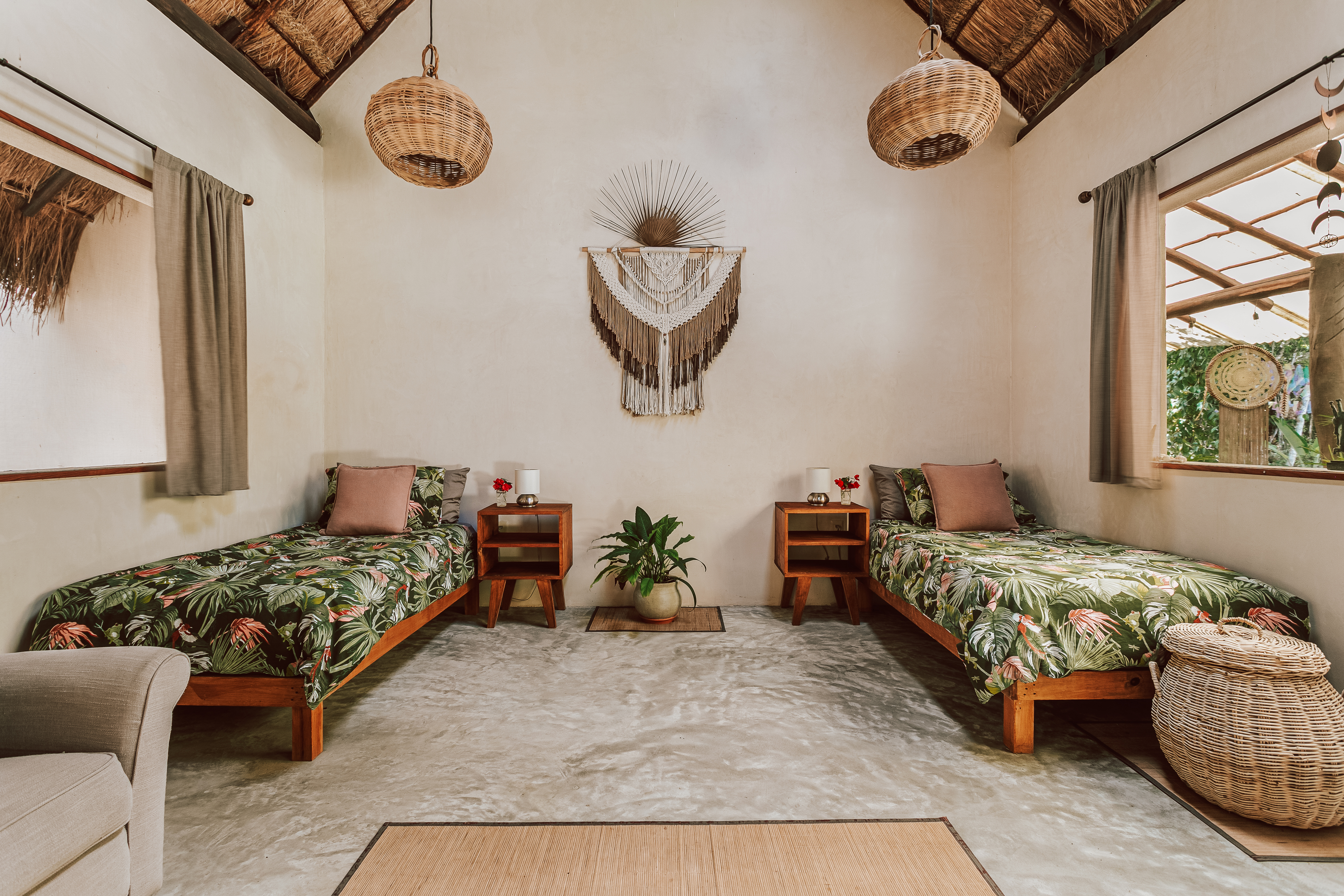 Individual beds in Veranda suite